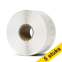 Pack: 5x Dymo S0722410/99013 etiquetas de dirección transparentes anchas (marca 123tinta) S0722410C 650573