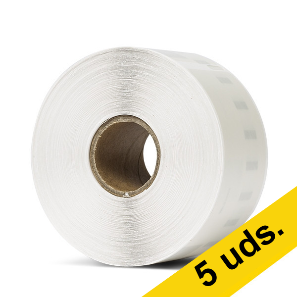 Pack: 5x Dymo S0722410/99013 etiquetas de dirección transparentes anchas (marca 123tinta) 650573 Pack: 5x Dymo S0722410/99013 etiquetas de dirección transparentes anchas (marca 123tinta) 650573 - 1