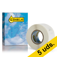Pack: 5x Dymo S0722460 / 99017 etiquetas colgantes para archivos (marca 123tinta) nueva versión 650897 Pack: 5x Dymo S0722460 / 99017 etiquetas colgantes para archivos (marca 123tinta) nueva versión 650897