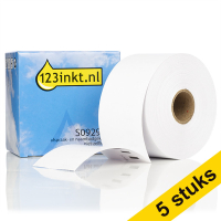 Pack: 5x Dymo S0929100 tarjetas de identificación y citas no autoadhesivas (marca 123tinta) S0929100C 650577