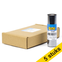 Pack: 5x Zebra 2300 cinta encerada (02300GS11007) 110 mm x 74 m (5 cintas) (marca 123tinta) 02300GS11007C 650713