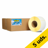 Pack: 5x Zebra Z-Perform 1000T (87985) etiquetas 102 x 152 mm (4 rollos) etiqueta privada de 123tinta 87985C 650730