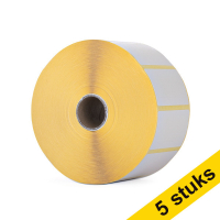 Pack: 5x Zebra Z-Select 2000D (800262-125) etiquetas 57 x 32 mm (1 rollo) (marca 123tinta) 800262-125C 650714