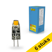 Pack: 6x 123tinta bombilla LED G4 COB G4 2700K de 1W (11W)