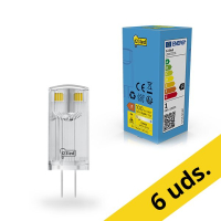 Pack: 6x 123tinta bombilla LED G4 SMD 2700K de 0.9W (11W)