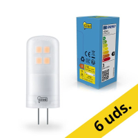 Pack: 6x 123tinta bombilla LED G4 regulable SMD 2700K de 2.1W (22W)