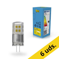Pack: 6x 123tinta bombilla LED G4 regulable SMD 2700K de 2.5W (28W)