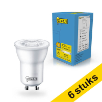 Pack: 6x 123tinta bombilla LED GU10 MR11 regulable 2700K de 3,2W (35W)