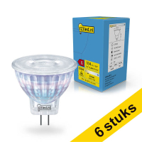 Pack: 6x 123tinta bombilla LED GU4 MR11 2700K de 2.8 W (20 W)