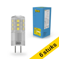 Pack: 6x 123tinta bombilla LED GY6.35 SMD transparente 2700K de 3.3 W (40 W)