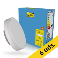 Pack: 6x 123tinta foco LED GX53 regulable 2700K de 6,5 W (48 W)