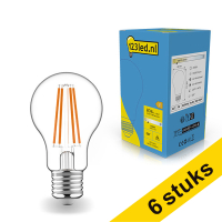 Pack: 6x Bombilla LED E27 redonda luz cálida (7W) - 123tinta