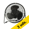 Pack: x3 Ventiladores de sobremesa USB