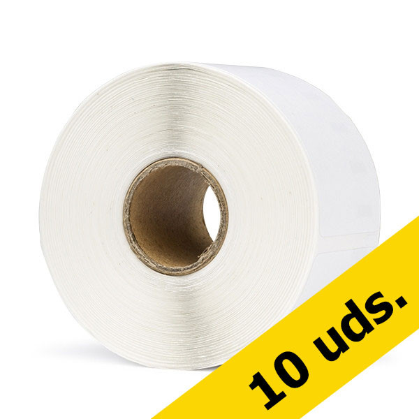 Pack 10x 123tinta LW650 S0722520 / 11352 etiquetas de dirección grandes S0722520C 650764 - 1