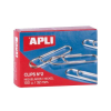 Pack 10x Apli Clips niquelados 32mm 100 unidades 427358 - 1