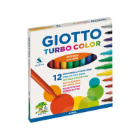 Pack 12x: Giotto Turbo rotuladores colores surtidos punta fina 427449