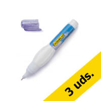 Pack 3 bolígrafos correctores de 123tinta (7 ml)