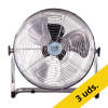 Pack 3 unidades Muvip Ventilador Industrial Plata 55W 426954 - 1