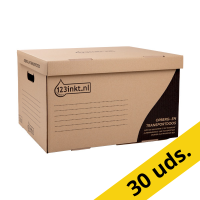 Pack 3x: 123tinta Caja de almacenamiento y transporte A4/folio 433 x 364 x 263 mm (10 unidades) 302070