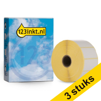 Pack 3x Brother BDE-1J026051-102 de 51 mm x 26 mm etiquetas preperforadas (marca 123tinta) BDE-1J026051-102C 080993