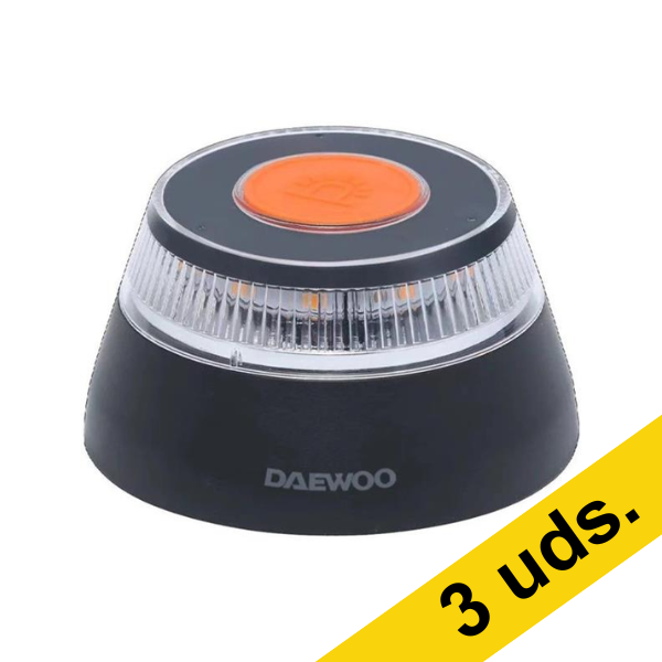 Pack 3x Daewoo DW5001 Luz de emergencia V16 baliza homologada DGT con geolocalización 426697 - 1