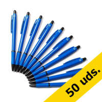 Pack 50x 123tinta Bolígrafo azul 400087