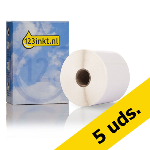 Pack 5x 123tinta LW650 1933088 etiquetas de envío sostenibles 1933088C 650756 - 1