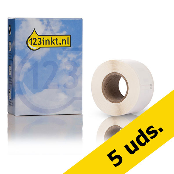 Pack 5x 123tinta LW650 1976200 etiquetas de dirección sostenibles 1976200C 650755 - 1