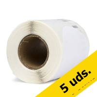 Pack 5x 123tinta LW650 S0719250 / 14681 Etiquetas de CD y DVD S0719250C 650753