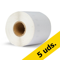 Pack 5x 123tinta LW650 S0722480 / 99019 Etiquetas grandes para archivadores S0722480C 650749