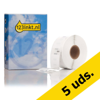 Pack 5x 123tinta LW650 S0929120 etiquetas multifunción cuadradas S0929120C 650746