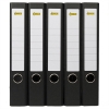 Pack 5x Archivador A4 123tinta cartón negro - 50 mm