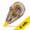Pack 6x : 123tinta Cinta correctora blanca 5 mm x 8m