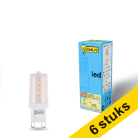 Pack Ahorro: 6x Bombilla LED G9 mate regulable de 3,5 W (28 W) - 123tinta