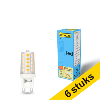 Pack Ahorro: 6x Bombilla LED G9 transparente regulable de 3,5 W (28 W) - 123tinta