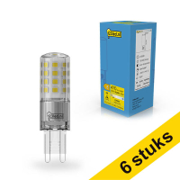 Pack Ahorro: 6x Bombilla LED SMD G9 transparente 2700K regulable 4W (40W) - 123tinta