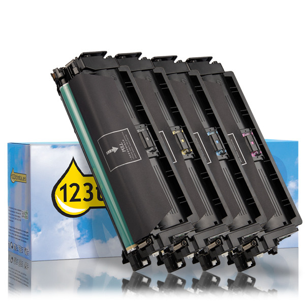 Pack Canon: 064 BK, C, M, Y negro + 3 colores (marca 123tinta)  130739 - 1