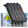 Pack Canon: 732 BK, C, M, Y negro + 3 colores (marca 123tinta) 130743 - 1