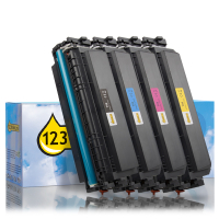Pack Canon: T09 BK, C, M, Y negro + 3 colores (marca 123tinta)  130744