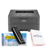 Pack Impresora Brother HL-L2400DW + toner 123tinta + papel 426353 - 1