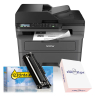Pack Impresora Brother MFC-L2800DW + toner 123tinta + papel 426354 - 1