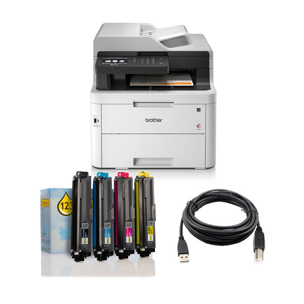 Impresora láser color multifunción - BROTHER - MFC-L3750CDW - Pantalla  táctil: 9,3 cm - Brother