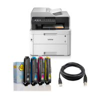 Pack Impresora Brother MFC-L3750CDW + toner 123tinta + cable  898043