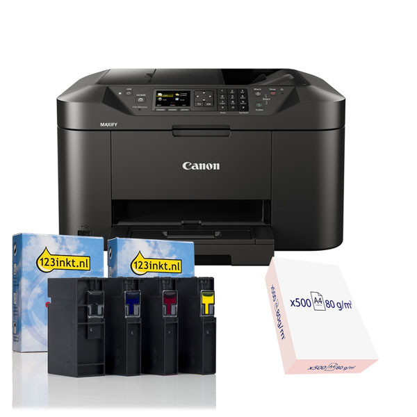 Pack Impresora Canon Maxify MB2150 + cartuchos 123tinta + papel 426358 - 1