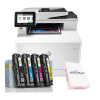 Pack Impresora HP Color LaserJet Pro MFP M479fdw + toner 123tinta + papel 426357 - 1