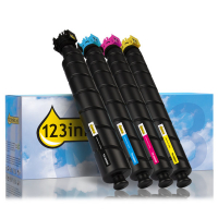 Pack Kyocera TK-8800 BK/C/M/Y negro + 3 colores (marca 123tinta)  131956