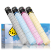 Pack Lexmark: 86C0HK0 / 76C0HC0, M0, YO negro + 3 colores (marca 123tinta) 131979 - 1