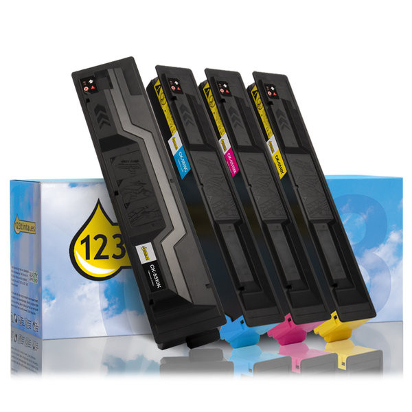 Pack Utax CK-5510: negro + 3 colores (marca 123tinta)  119802 - 1