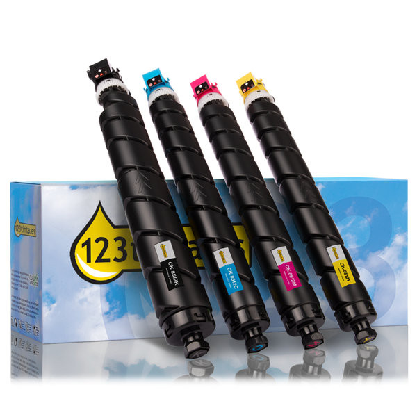 Pack Utax CK-8512: negro + 3 colores (marca 123tinta)  119803 - 1