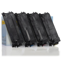 Pack ahorro: Canon 040H BK/C/M/Y pack toner negro + 3 colores (marca 123tinta)  130095